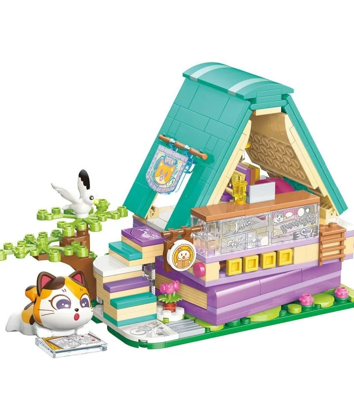 KP28018 Keeppley Lovely Street - Calico Cat Comic House 324 Parça Yapım Seti