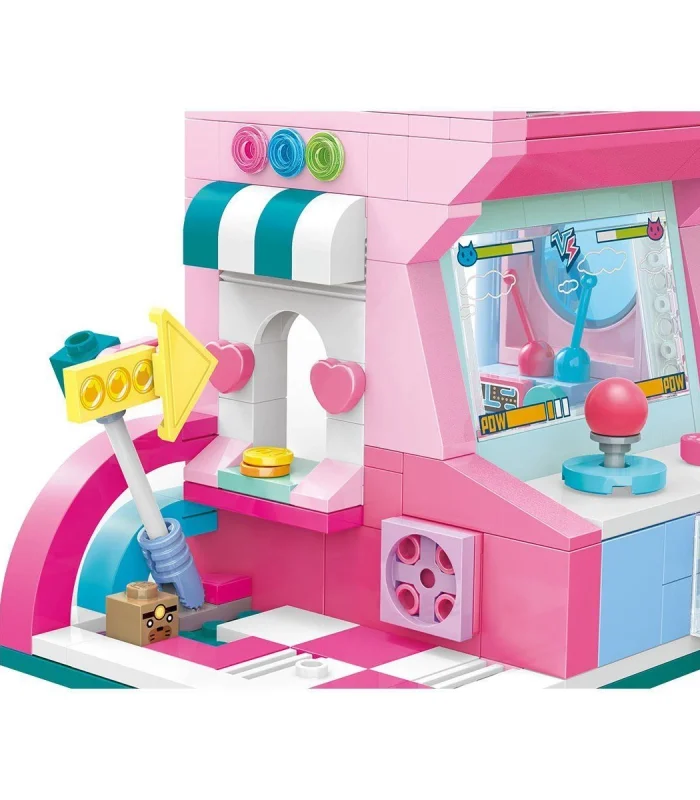 KP28019 Keeppley Orange Cat Game Room Blok Seti -Vagon life