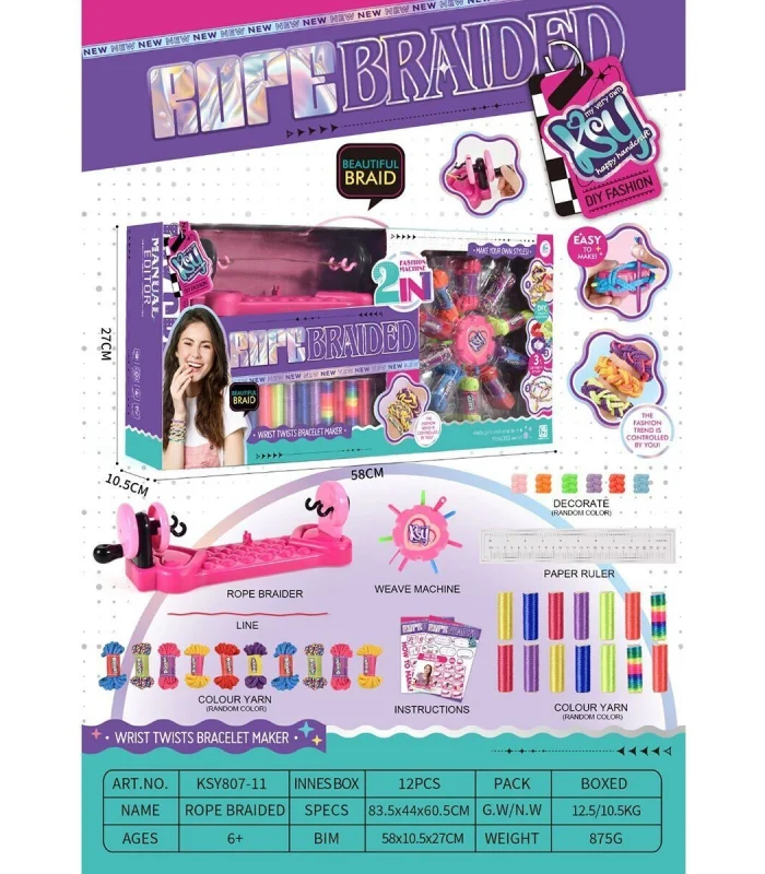 KSY807-11 DIY 2İN 1 JEWELRY KNİTTİNG COMBİNATİON SET