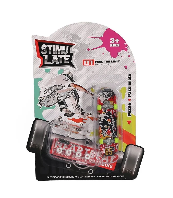 KZL-BB501A-1 Kartela Kaykay Tekli -Kızılkaya