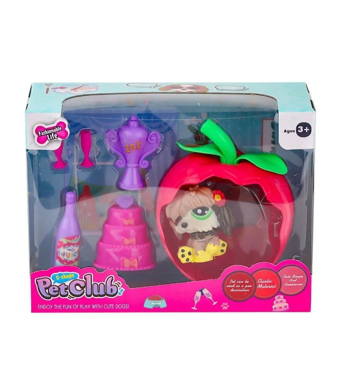 KZL-CL2103 1-4  Elmalı Pet Star Oyun Seti -Kızılkaya Oyuncak