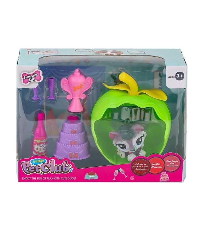 KZL-CL2103 1-4  Elmalı Pet Star Oyun Seti -Kızılkaya Oyuncak