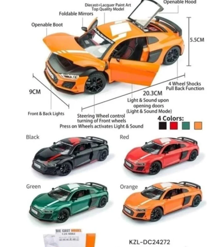 KZL-DC24272 KZL-DC24272 AUDI R8 1:24 ISIKLI SESLI  32