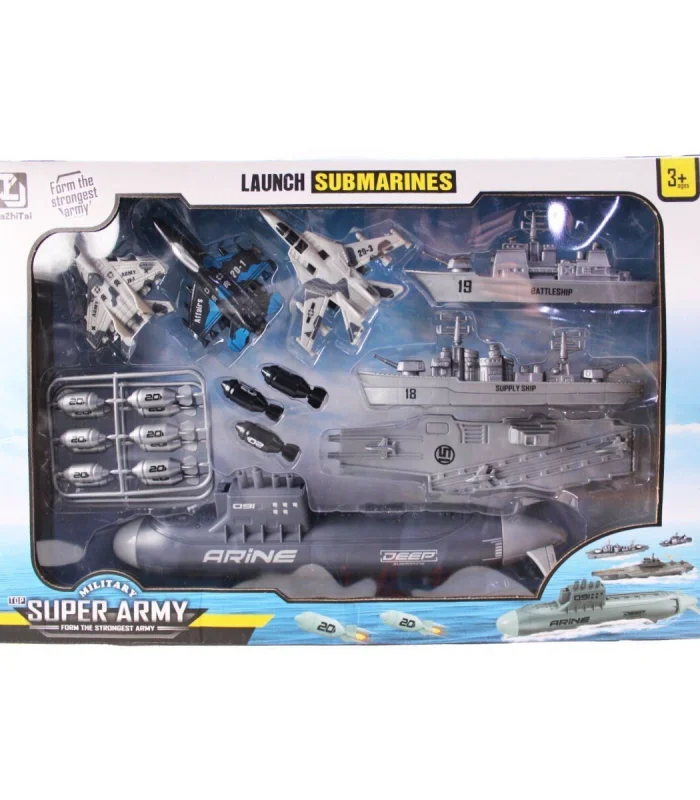 KZL-T074 Denizaltılı Savaş Oyun Seti -Kızılkaya Oyuncak