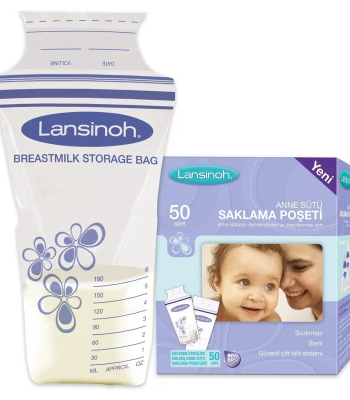 Lansinoh Anne Sütü Saklama Poşeti 50 Adet