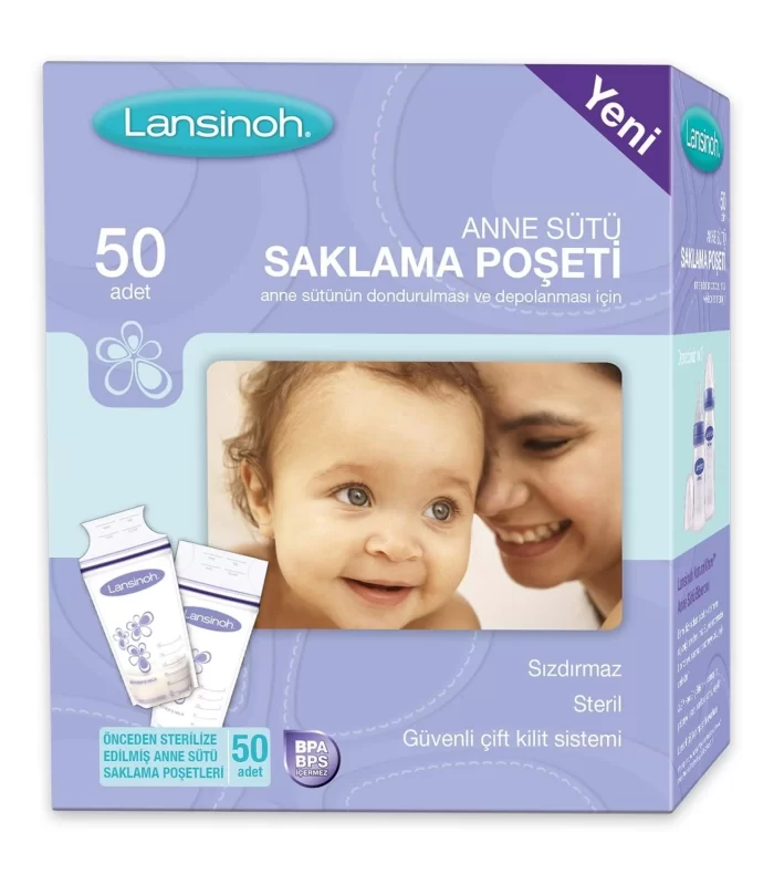 Lansinoh Anne Sütü Saklama Poşeti 50 Adet