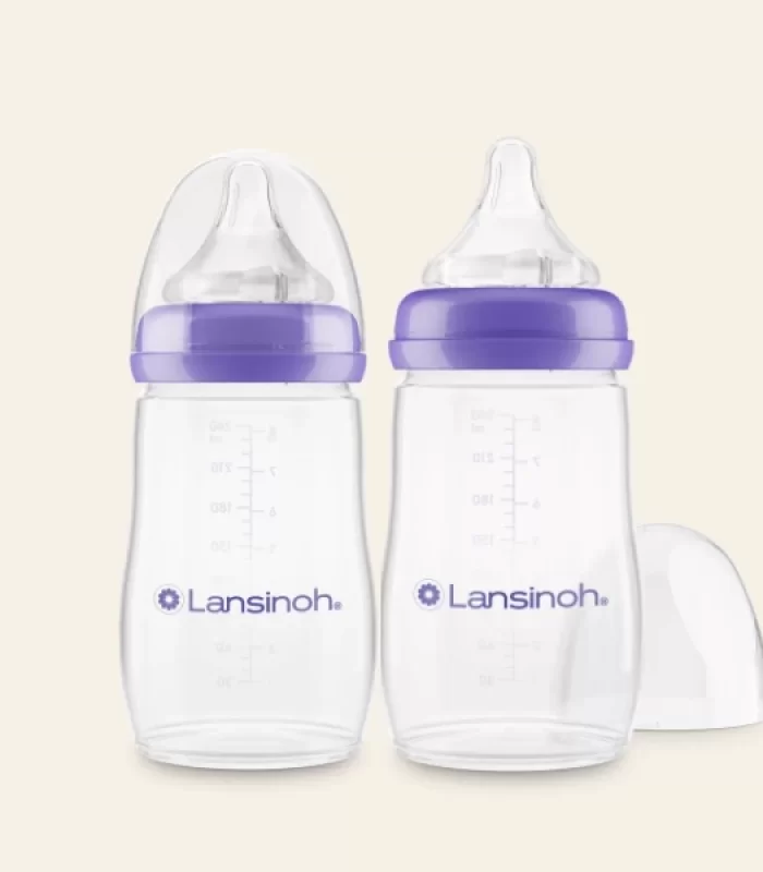 Lansinoh Biberon 2li Natural Wawa Biberon Emziği 240 Ml