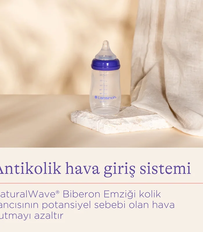Lansinoh Biberon 2li Natural Wawa Biberon Emziği 240 Ml