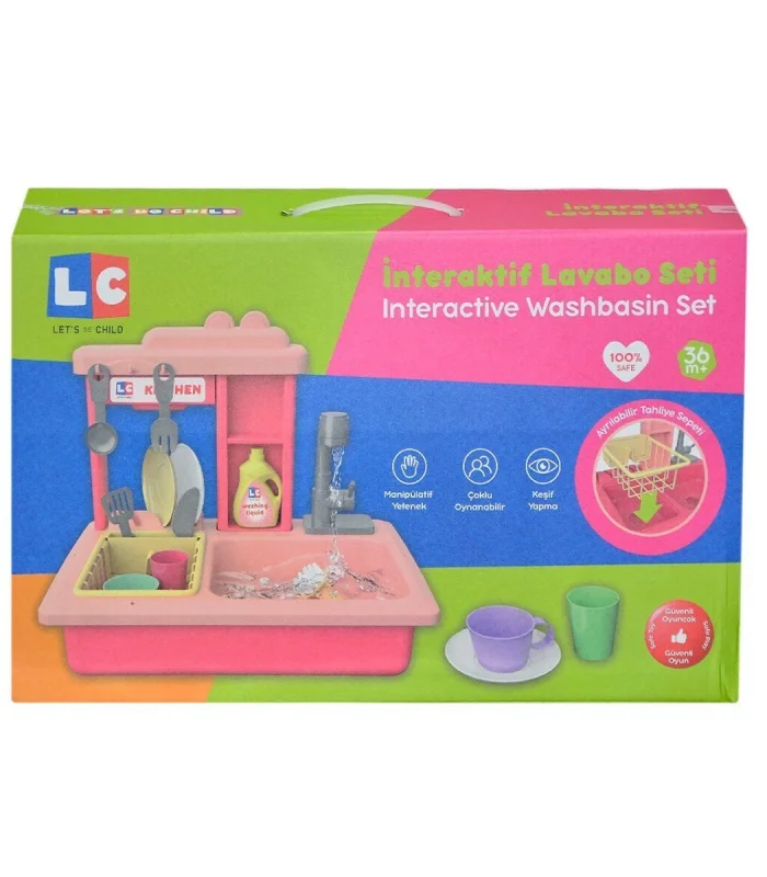 LC-30916 Lets be Child - Pilli İnteraktif Lavabo Seti 21 Parça