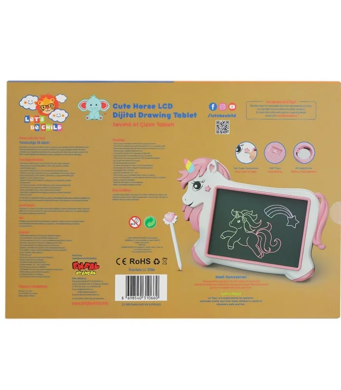 LC-31066 Sevimli At Çizim Tableti 10 inç -Lets be Child