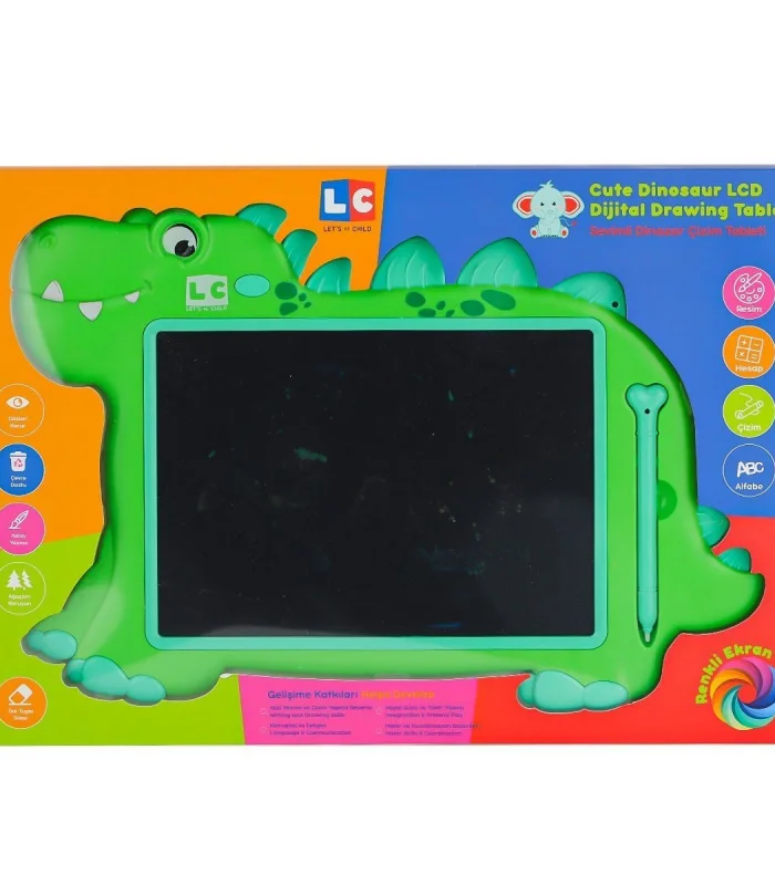 LC-31068 SEVİMLİ DİNAZOR  ÇİZİM TABLETİ 10 İNÇ