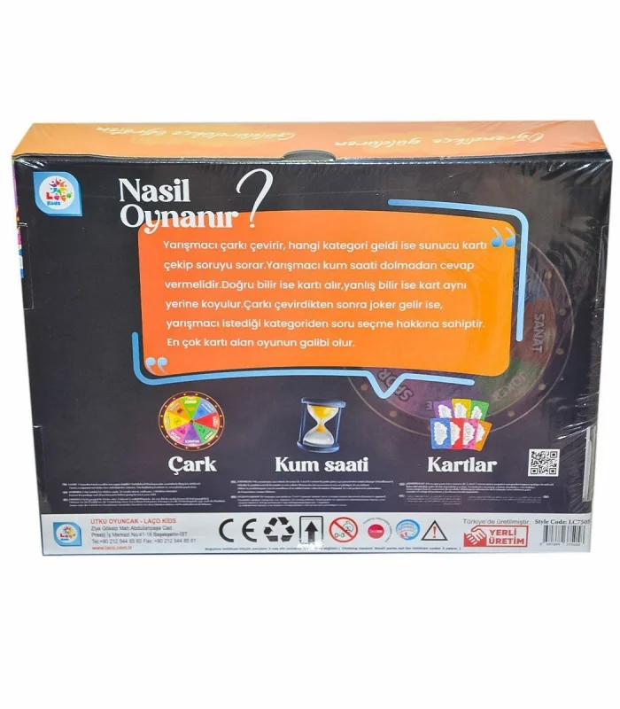 LC7505 Bilgi Çarkı - Laço Kids - Utku Oyuncak