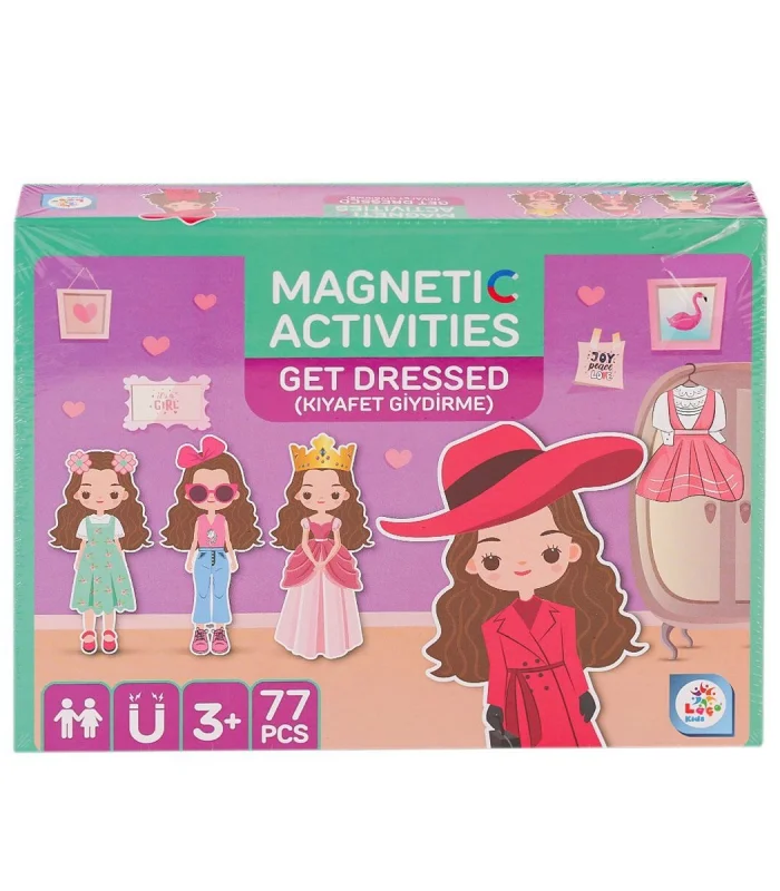 LC7982 Manyetik Aktivite Kız Kıyafet Giydirme -Laçokids