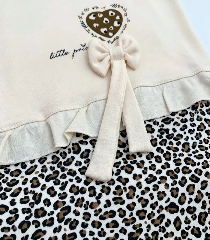 Leopar Desenli 8li Set Yeni Doğan