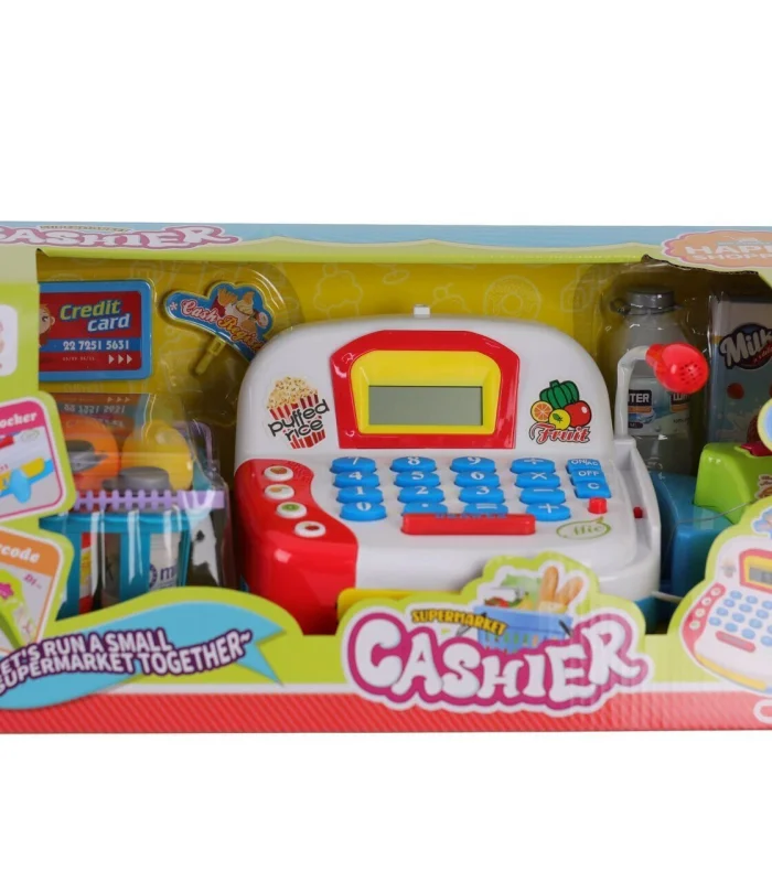 LF1018A HESAP MAKİNELİ MİKROFONLU SESLİ IŞIKLI YAZAR KASA MARKET SETİ