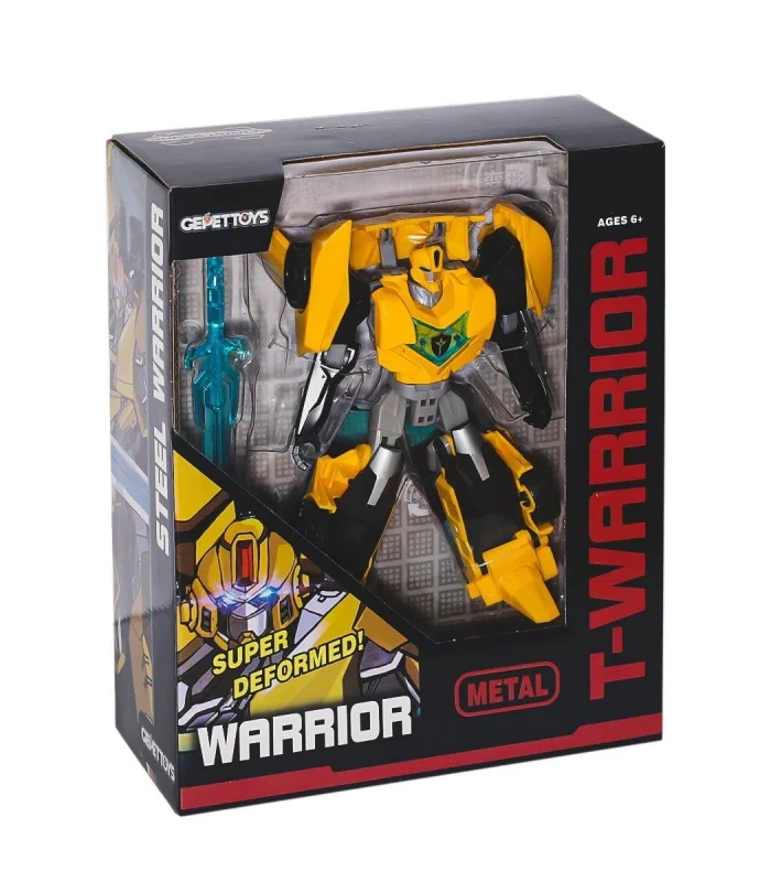 LJ1651 Metal Gövdeli Dönüşebilen Robot -Gepettoys