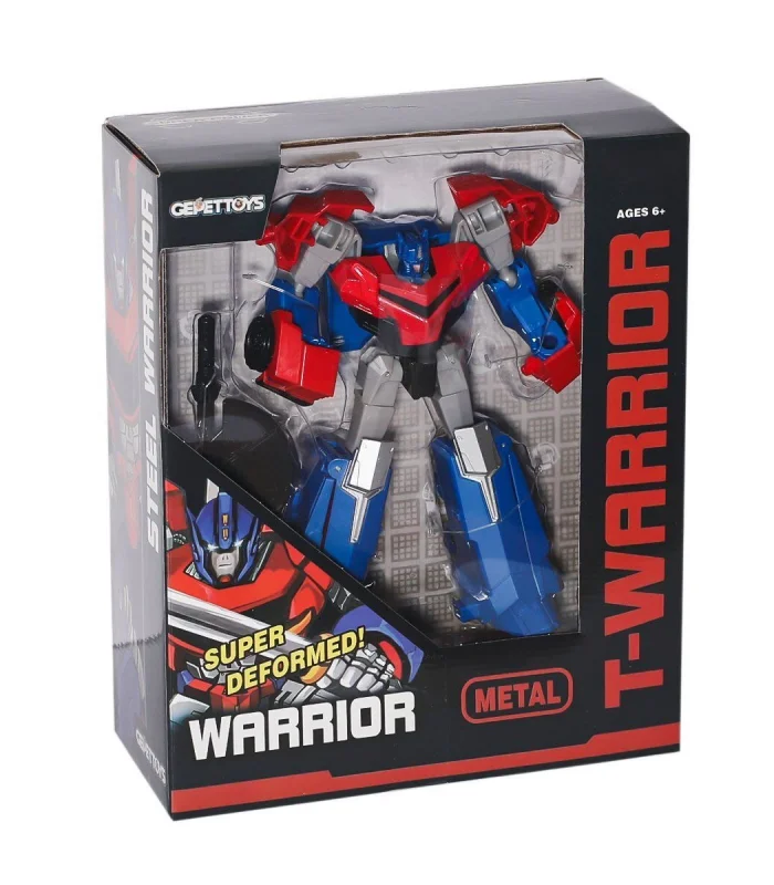 LJ1652 Metal Gövdeli Dönüşebilen Robot -Gepettoys