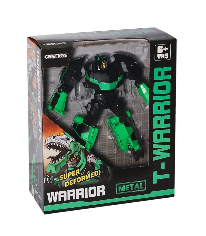 LJ1653 Metal Gövdeli Dönüşebilen Robot -Gepettoys