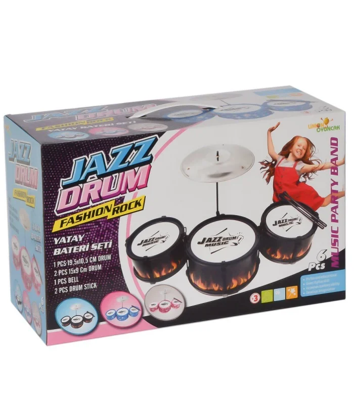 LMN154 3 Parça Bateri Seti -Limon Oyuncak