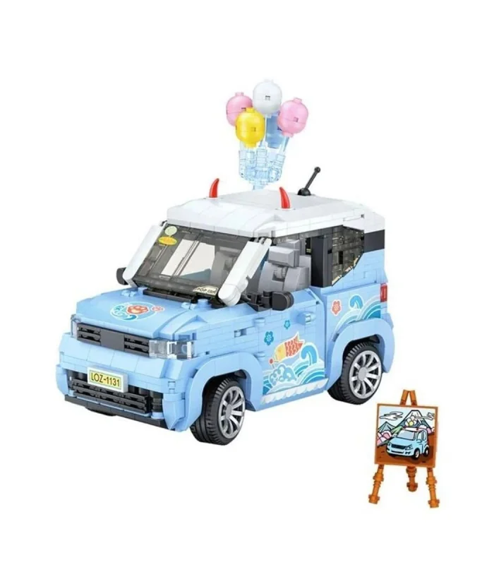 LZ-1131 LOZ BALON ARABASI MAVİ 875 PARÇA BLOCK OYUNCAK