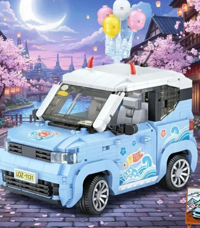 LZ-1131 LOZ BALON ARABASI MAVİ 875 PARÇA BLOCK OYUNCAK