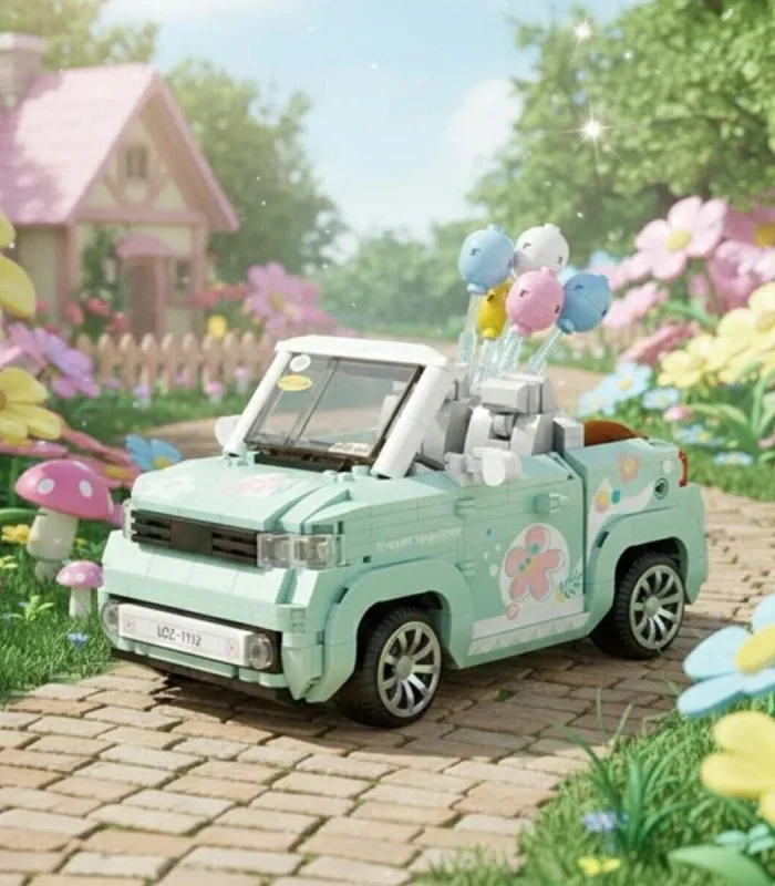 LZ-1132 LOZ BALON ARABASI YEŞİL 779 PARÇA BLOCK OYUNCAK