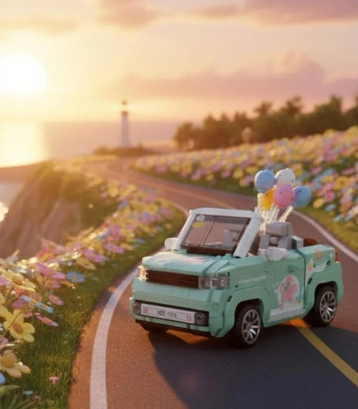 LZ-1132 LOZ BALON ARABASI YEŞİL 779 PARÇA BLOCK OYUNCAK