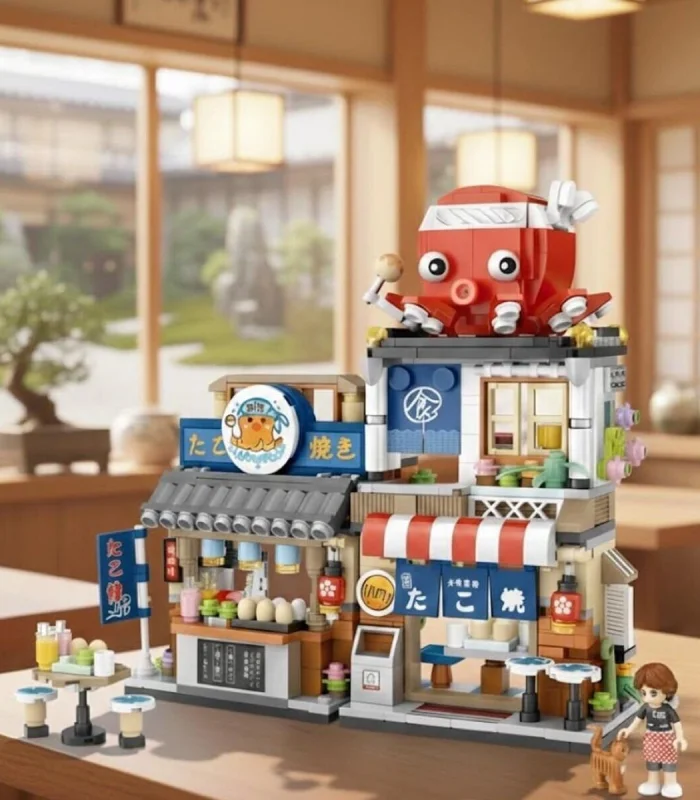 LZ-1218 LOZ JAPON KATLANIR YEMEK SOKAĞI 722 PARÇA BLOCK OYUNCAK