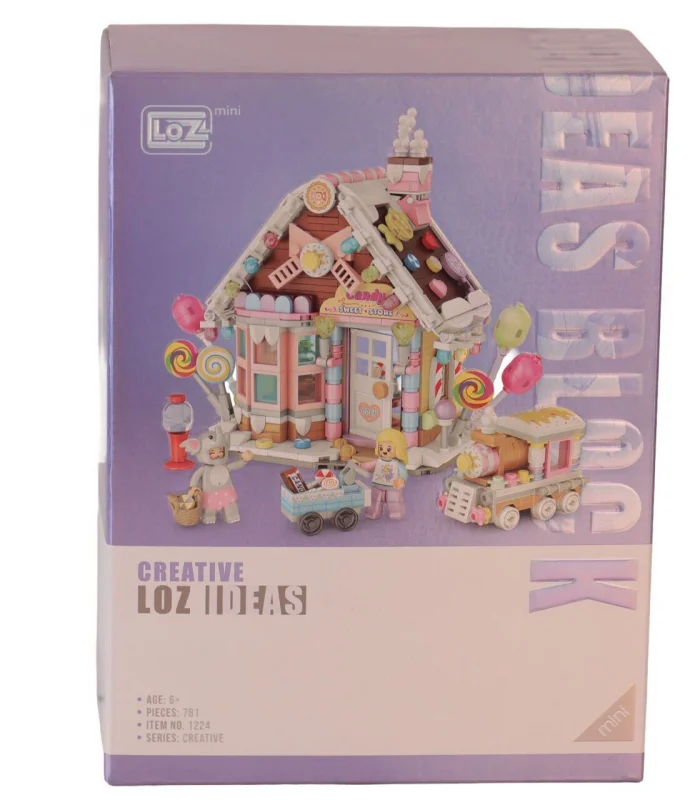 LZ-1224 LOZ ŞEKER EVİ 781 PARÇA BLOCK OYUNCAK