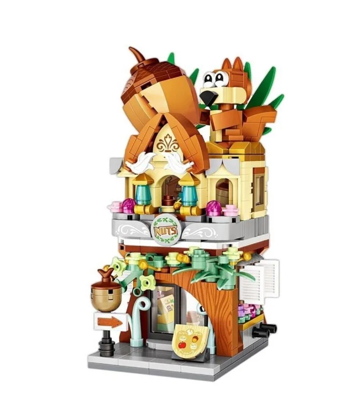 LZ-1641 LOZ FINDIK DÜKKANI 485 PARÇA BLOCK OYUNCAK