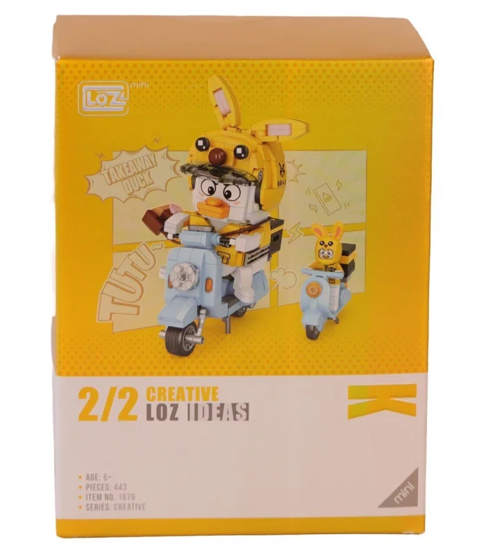 LZ-1676 LOZ KURYE ÖRDEK 443 PARÇA BLOCK OYUNCAK