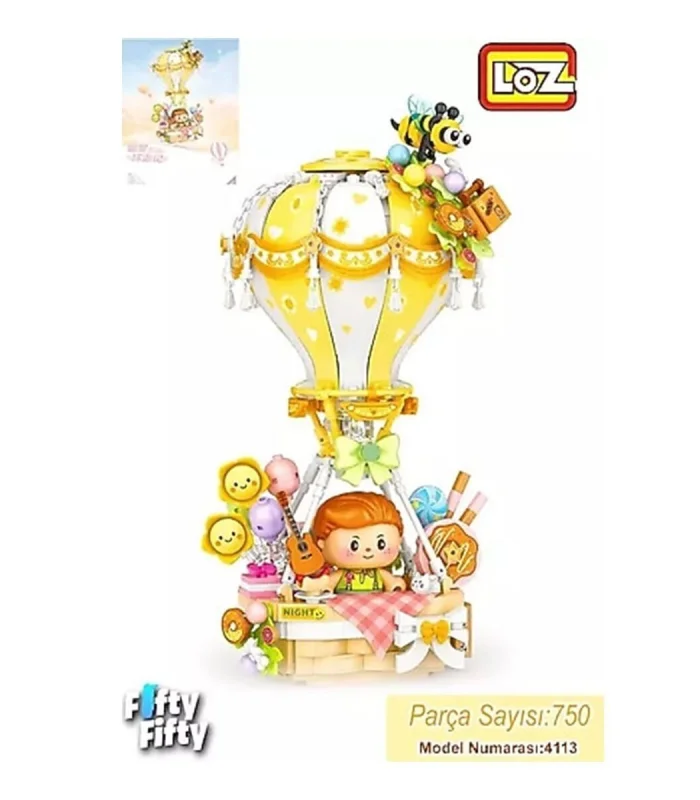 LZ-4113 LOZ SARI HAVA BALONU 750 PARÇA BLOCK OYUNCAK