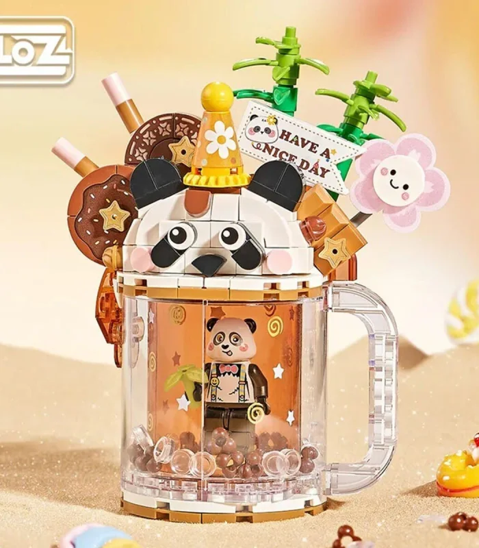 LZ-4206 LOZ PANDA AYI DONDURMA KUPASI 297 PARÇA BLOCK OYUNCAK