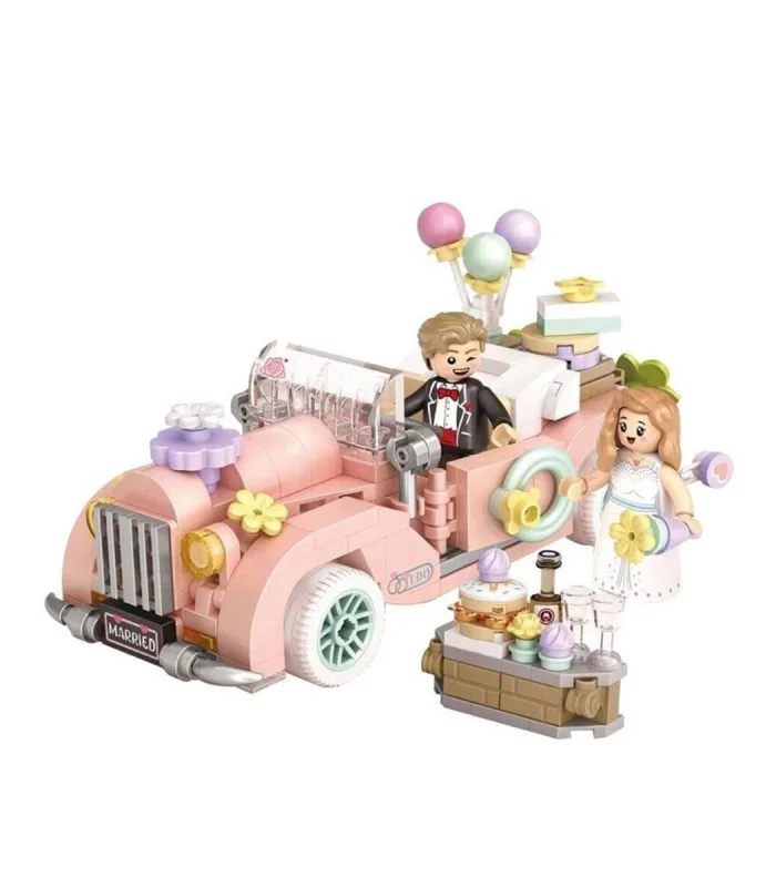 LZ-4210 LOZ ESKİ MODEL DÜĞÜN ARABASI 290 PARÇA BLOCK OYUNCAK