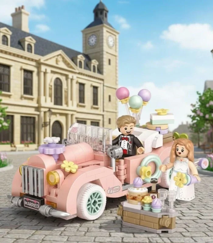 LZ-4210 LOZ ESKİ MODEL DÜĞÜN ARABASI 290 PARÇA BLOCK OYUNCAK