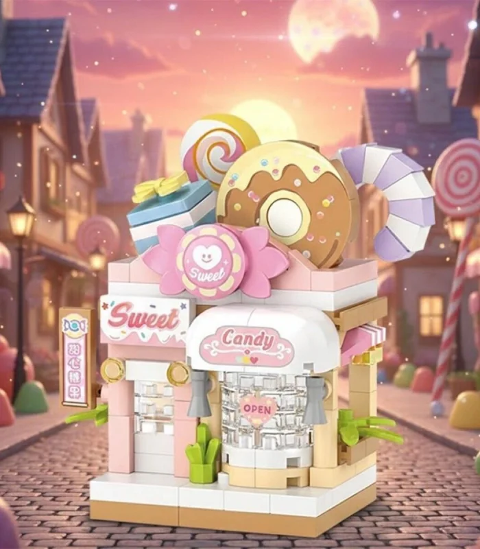 LZ-8604 LOZ ŞEKER DÜKKANI 150 PARÇA BLOCK OYUNCAK MİNİ POŞET