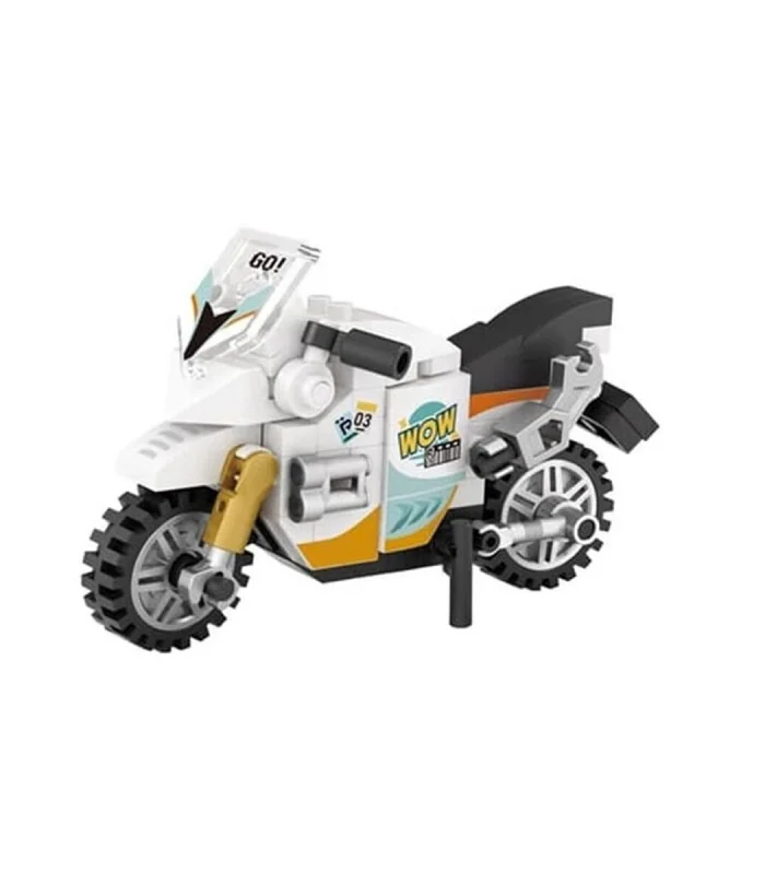 LZ-8624 LOZ MOTORSİKLET 120 PARÇA BLOCK OYUNCAK MİNİ POŞET