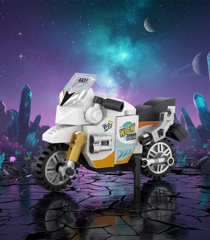 LZ-8624 LOZ MOTORSİKLET 120 PARÇA BLOCK OYUNCAK MİNİ POŞET