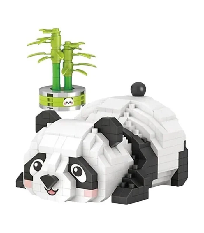 LZ-8804 LOZ DİNLENEN PANDA 340 PARÇA BLOCK OYUNCAK