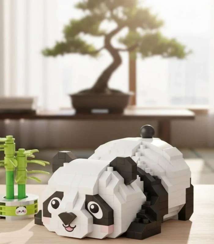LZ-8804 LOZ DİNLENEN PANDA 340 PARÇA BLOCK OYUNCAK