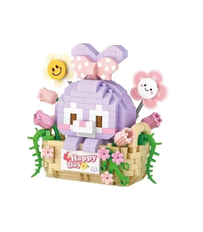 LZ-8805 LOZ MOR TAVŞAN 400 PARÇA BLOCK OYUNCAK