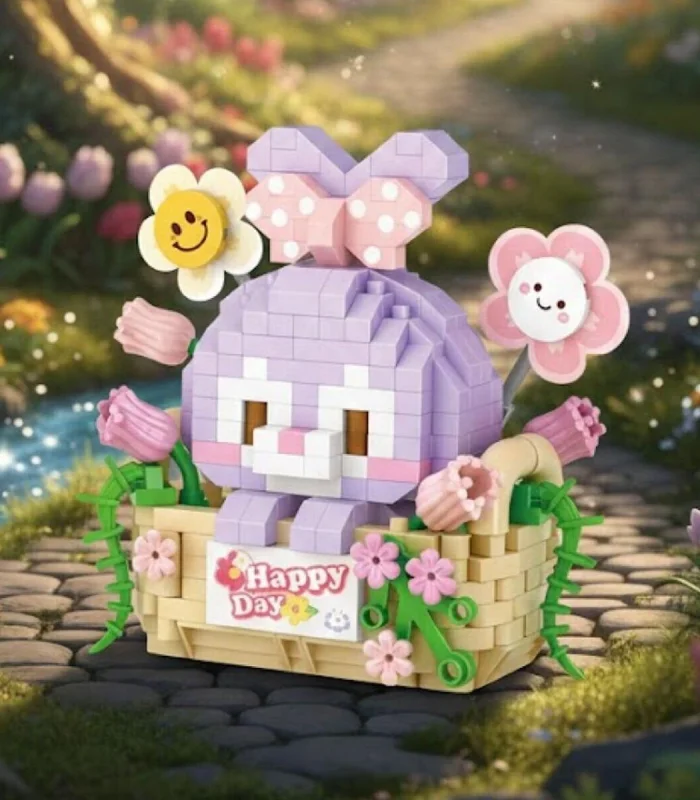 LZ-8805 LOZ MOR TAVŞAN 400 PARÇA BLOCK OYUNCAK