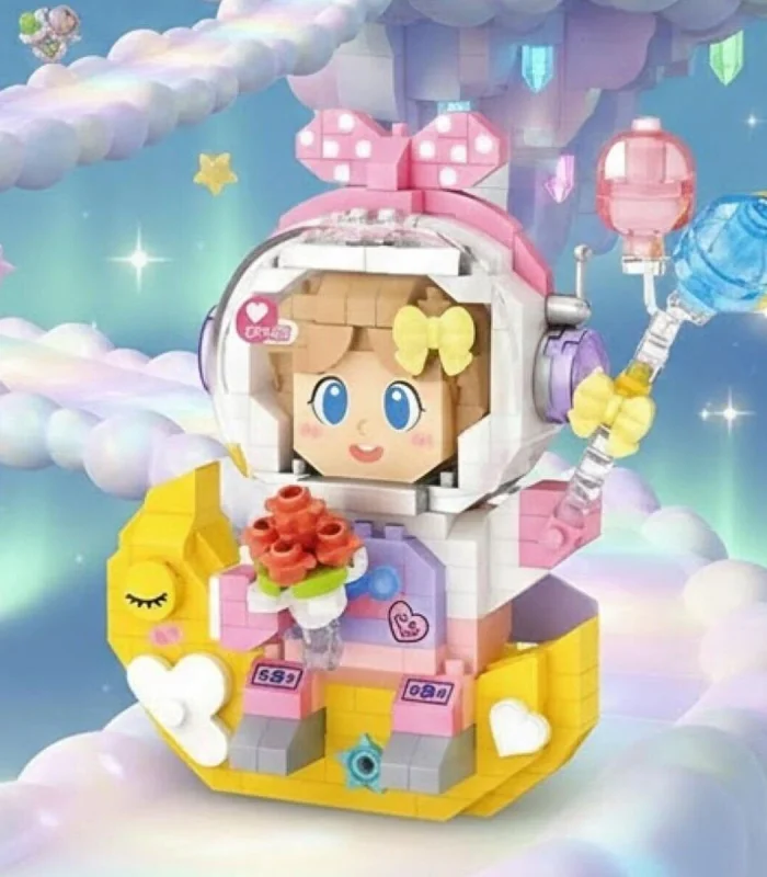 LZ-8828 LOZ KIZ ASTRONOT 410 PARÇA BLOCK OYUNCAK