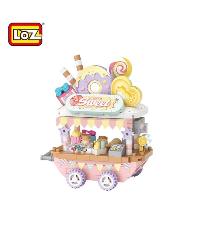 LZ-8855 LOZ TATLI SEPETİ ARABASI 300 PARÇA BLOCK OYUNCAK