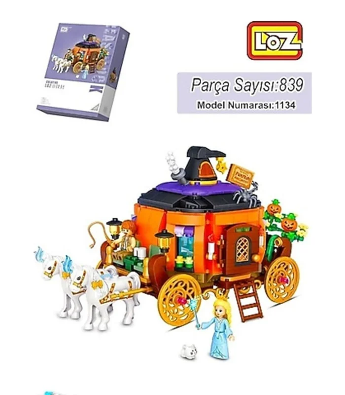 LZ-LOZ KABAK ARABASI 839 PARÇA BLOK OYUNCAK
