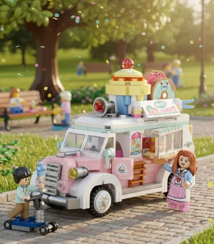 LZ1738 LOZ  ÇÖREK ARABASI  BLOCK OYUNCAK 583 PARÇA