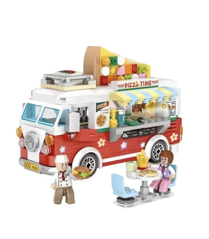 LZ1739 LOZ  PİZZA ARABASI BLOCK OYUNCAK 493 PARÇA