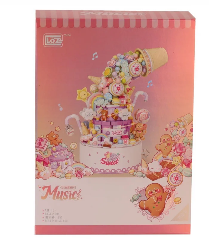 LZ1953 LOZ  MÜZİK KUTUSU  BLOCK OYUNCAK 909 PARÇA