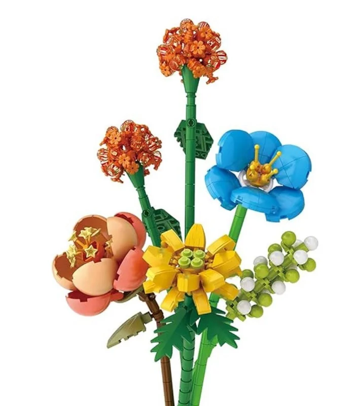 LZ4601 LOZ Eternal Flowers Serisi - Alacakaranlık Turuncu Işık 633 Parça Yapım Seti