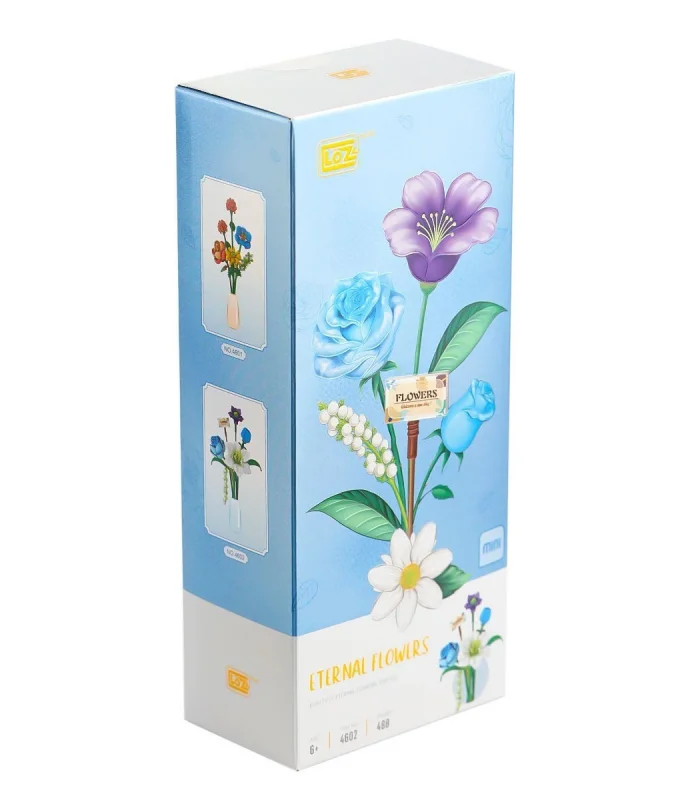 LZ4602 LOZ Çiçek Blok Seti 488 Parça -Vagon life